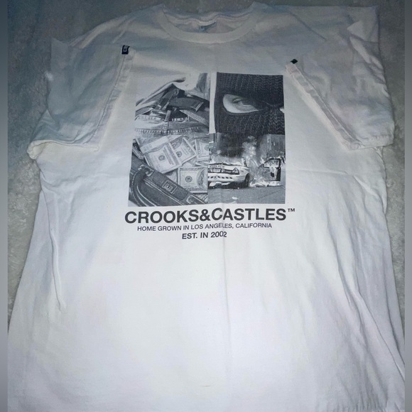 XL men’s crooks & castles t-shirt - Picture 3 of 4